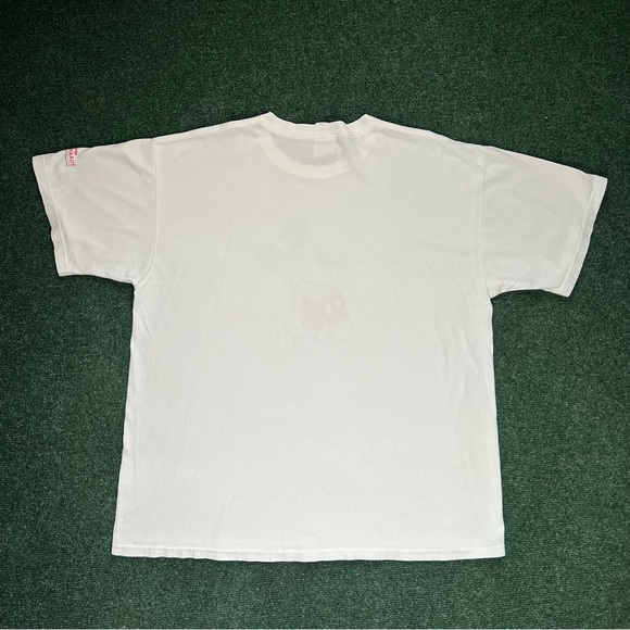 Vintage Disney Y2K Mickey Mouse Walt Disney World White T Shirt Size L 22X28 - Picture 5 of 7